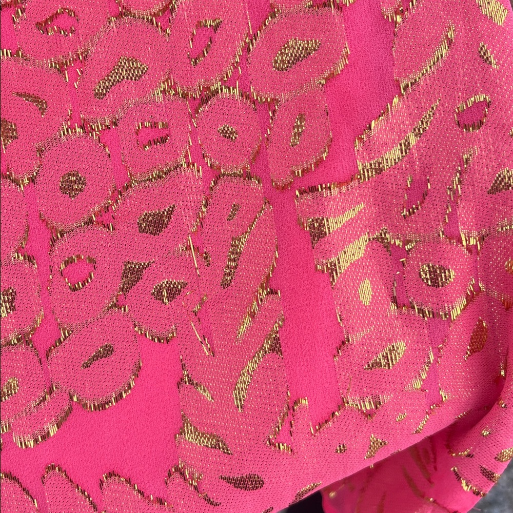 Lilly Pulitzer Lela Silk Slip Dress – Coral Reef Pineapple Clip - Picture 10 of 16